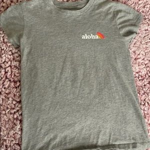 Grey Aloha t-shirt